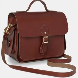 NWOT NEW Cambridge Satchel The Large Traveller Bag (Brandy)